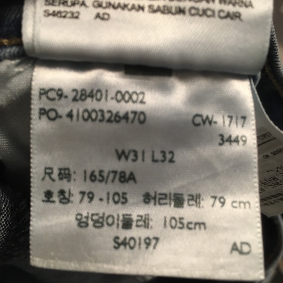 Classic cut Levi’s blue jeans - Picture 3 of 3